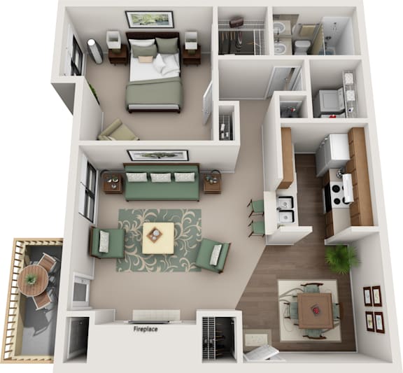 1 & 2Bedroom Cary, NC Apartments Brampton Moors